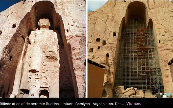 Taliban smadrer Budda statue