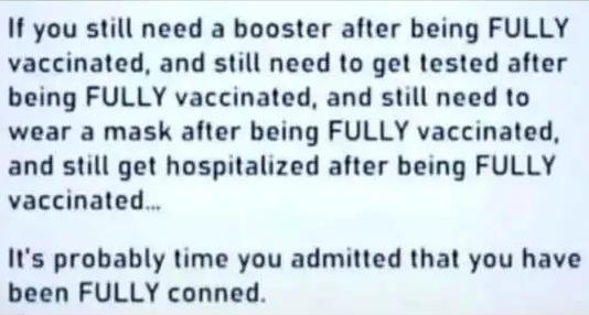 covid sandhed booster-fully-vaccinated-face-mask-tested-hospitalized-conned
