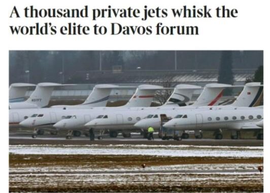 hyklere privatfly til klima konference
