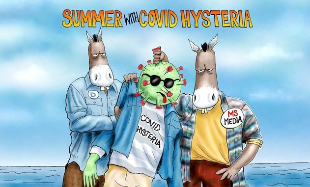 sommer med covid hysteri