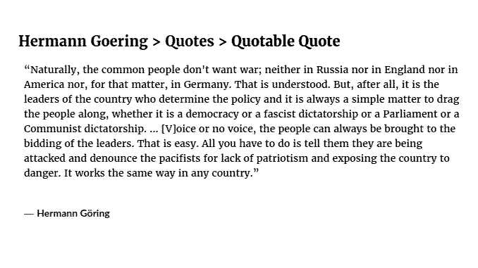 Goering_Quote