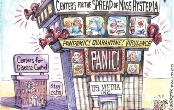corrupt media corona