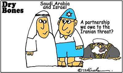 dry bones Israel og saudi mod Iran