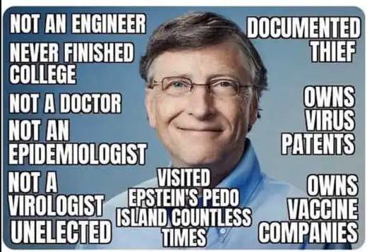 bill-gates-not-doctor-epidemiologist-documented-thief-unelected