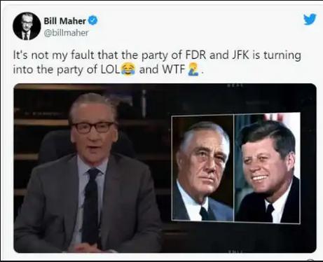 tweet-maher-party-of-jfk-fdr-now-lol-wtf
