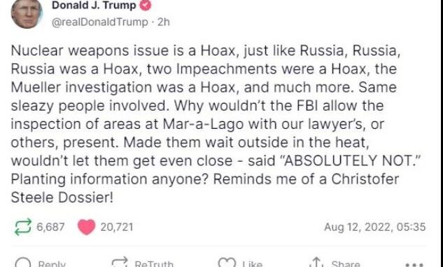Trump om fbi