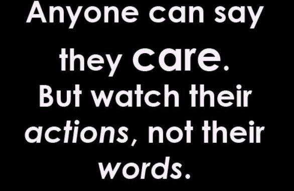 care with actions