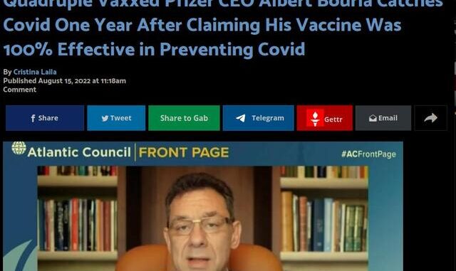 ceo pfizer 4 * vax nu + covid !