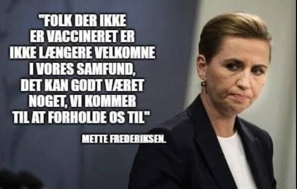 mette F og covid