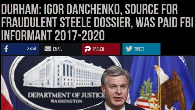 FBI betalte for steele løgnehistorien !