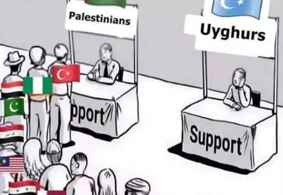 hamas desks-palestinians-not-china-uyghurs-support