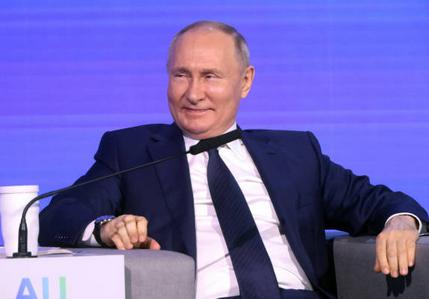 Smiling Putin