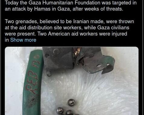 Hamas håndgranet med kugler mod GHF