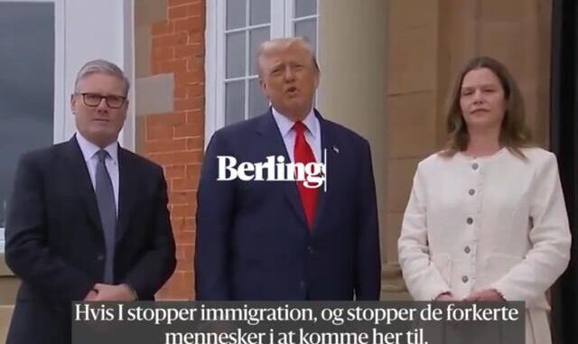 Trump belærer Mein Starmer