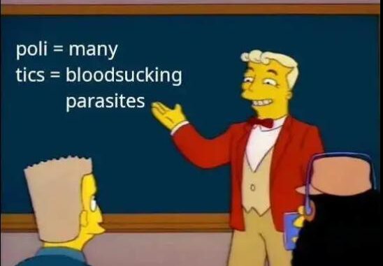 politik !!! lesson-politics-poli-many-tics-blood-sucking-parasites